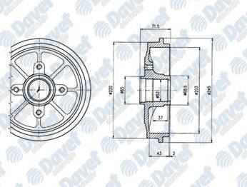 DELPHI BF484 Fren Kampanasi Citroen C2 C2 Enterprise C3 C3 Pluriel Peugeot 1007 04/02> Arka